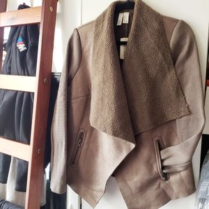 *NEW* Faux Suede Jacket with Sherpa Lining